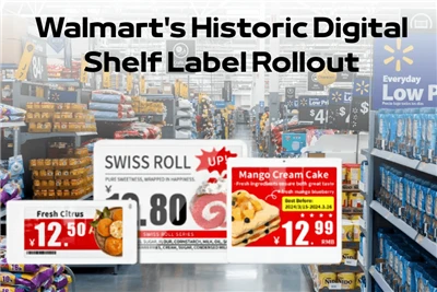 Rolladh Amach Lipéad Seilfeanna Digiteach Stairiúla Walmart